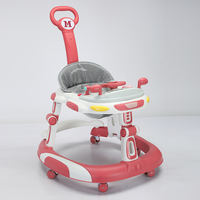 Chaise de marche musicale pour bébé en plastique de haute qualité, jouet d'apprentissage pour enfants, cadre en alliage d'aluminium, capacité de charge de 20 kg