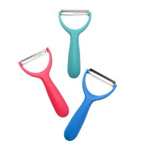 Ensemble de 3 éplucheurs en acier inoxydable personnalisés, outil multifonction pour éplucher les légumes et les fruits, lavage à la main uniquement - Product Image 1