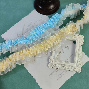 4cm rộng thêu lưới ren cổ áo còng với gạc tuyết đàn hồi cho hàng may mặc sử dụng thân thiện với môi trang trí tự làm - Product Image 4