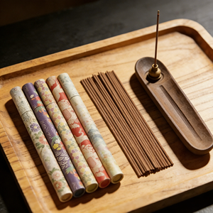 Encens en spirale biologique de style chinois, longue durée, aux huiles <span class=keywords><strong>aromatiques</strong></span> de lavande, bois de santal et patchouli, pour l'automne - Product Image 2