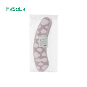 FaSoLa Toilet Seat Cover Striped Flannel 200G 8mm Washable For Autumn Winter Household Use - Product Image 4