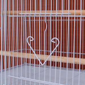 76.5x45x46cm ekstra büyük kuş kafesi papağan pet toptan büyük açık ucuz ferforje kanarya kuş kafesi yetiştiriciliği büyük kafes - Product Image 3