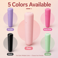 Vibrador de Silicona Líquida de Venta Directa de Fábrica, Vibrador de Bala con Fuerte Vibración, Varita AV para Masaje Femenino 108*28mm