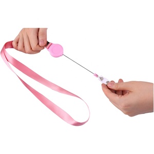 Moridqori — <span class=keywords><strong>porte</strong></span>-cartes, support de cartes de visite, avec string d'affichage, lanière de moulinet de badge - Product Image 6