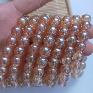 1 Yuan Gold 8mm Glass <b>Bracelet</b>, Large Gold <b>Bracelet</b>, Wholesale Source - Product Image 5