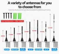 Antenne d'armoire 4G 5G personnalisée étanche extérieure 433MHz 470MHz antenne d'installation vissée sans fil M12 avec support en L