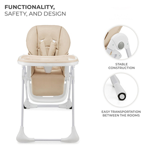 Chaise d'alimentation électrique pour bébé, design moderne, caractéristiques de sécurité, portable, pliable, durable, haute qualité, facile à nettoyer, en forme de L - Product Image 6