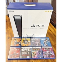 Console de jeu Play5 Pro avec lecteur de disque/numérique et Blu-ray 1 To/2 To, console de jeu TV en acier