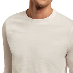 Camiseta de Manga Larga de Bambú Suave Personalizada de Fábrica para Hombre, Estilo Casual, Corte Ajustado, Básica, Lisa - Product Image 2