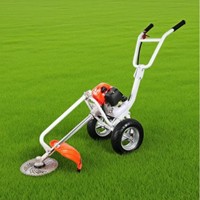 Tondeuse à gazon professionnelle 52cc à pousser manuellement, pour bricolage sécurisé, avec moteur 4 temps de 1500W