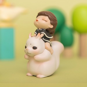 Kemelife bianco <span class=keywords><strong>notte</strong></span> fiaba July coniglio auto portatile creativo PVC decorazioni Desktop perfetto regalo di compleanno tema animale - Product Image 3