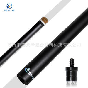 Taco de billar de fibra de carbono curado, sección frontal de 12.4mm y 8 dientes, pieza profesional para taco de billar, duradero para deportes de interior - Product Image 1