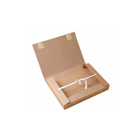 Organizador de Documentos Plegable de Tamaño Carta Personalizado, Caja de Archivo de Papel Kraft Grueso Plegable para Oficina