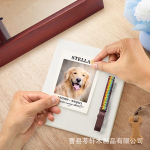 Cross-border wooden pet <b>urn</b>, home furnishing, dog and <b>cat</b> pull-out design, can hold photos and ashes, memorial funeral supplies. - Product Image 5