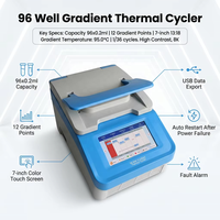 HAIJU LAB Amplificateur PCR à 96 puits, Thermocycleur, Instrument d'amplification génétique, Construction métallique pour la biologie moléculaire, OEM