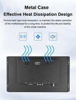 Moniteur tactile robuste de 22 pouces, 16:10, 1680 x 1050, 60 Hz, à cadre ouvert, pour machine de jeu, distributeur automatique, kiosque