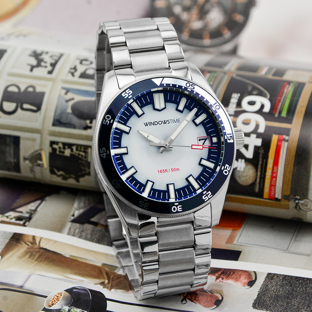 Custom Designer Stylish Simple Pointer Dial Waterproof Stainless Steel Quartz Wristwatch High Quality Luxury Men's Watch