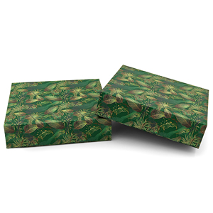 Boîte d'emballage en carton rigide magnétique verte de luxe en gros avec découpe de mousse personnalisée - Product Image 2