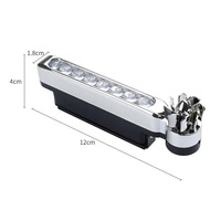 2 pièces de lumières LED décoratives pour véhicules, alimentées par le vent, pour l'extérieur des voitures, lumières électriques pour moto, vélo, voiture