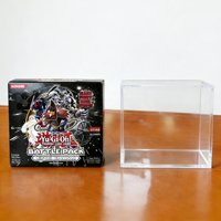 Porte-cartes de jeu en acrylique résistant aux UV, boîte de rangement transparente écologique pour collection de cartes