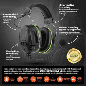 Orejeras de protección <span class=keywords><strong>auditiva</strong></span> <span class=keywords><strong>industrial</strong></span> 32dB Auriculares de seguridad con cancelación de ruido de alta resistencia para protección <span class=keywords><strong>auditiva</strong></span> de taller - Product Image 6