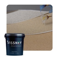 Peinture de Sable Diamantée Vissney pour Mur de Clôture, Peinture Texturée Effet Roche Imperméable pour Extérieur
