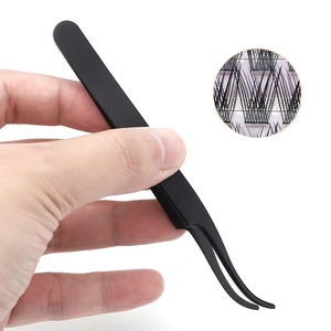 Tự Làm Mở Rộng Lông Mi Nhíp Thép Không Gỉ Lông Mi <span class=keywords><strong>Applicators</strong></span> OEM Logo Lông Mi Công Cụ Nhãn Hiệu Riêng Lông Mi Trang Điểm Công Cụ - Product Image 4