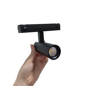 Nhà Máy Giá góc có thể điều chỉnh nhôm sắt Đường Sắt Đèn sân khấu hệ thống COB Tracklight nam châm 20 wát LED ánh sáng theo dõi - Product Image 1