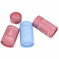 Emballage en tube de papier de qualité alimentaire personnalisé, biodégradable, pour compléments alimentaires, capsules de vitamines, conteneur cylindrique avec couvercle