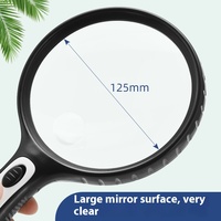 Super grande loupe LED 145MM lecture éclairée pour les enfants âgés Observation transfrontalière une pièce livraison directe