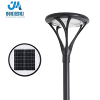 Lampadaire solaire LED 3m, lampe extérieure étanche IP65 pour hôtel, contrôle par application et garantie de 3 ans
