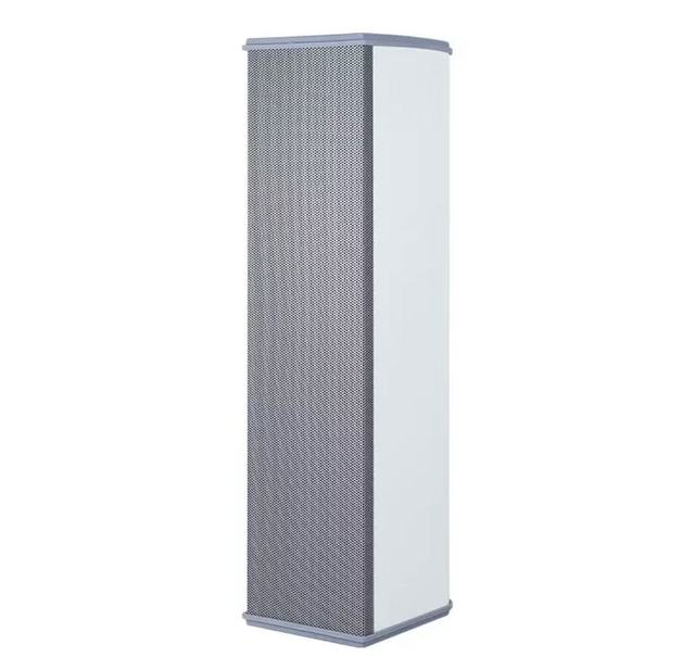 JBHKJ 4460 60-120 W PA Two-way Wired Commercial Audio Column Premium Metal Outdoor Speaker 3" Woofers 1 Tweeter