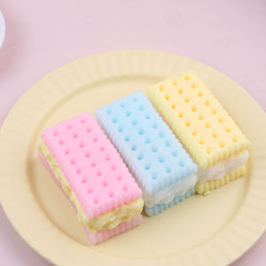 NUEVO Juguete Blandito de la Serie de Galletas de Soda con Forma de Comida Colorida de Instagram - Juguete Antiestrés Pegajoso para Aliviar el Estrés, Regalo para Niños y Adultos, Diversión para Fiestas - Product Image 6