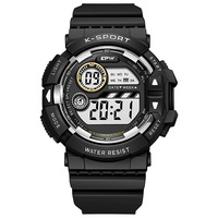 Reloj Digital Deportivo Luminoso Multifunción a Prueba de Agua para Estudiantes, Reloj de Pulsera para Niños y Niñas