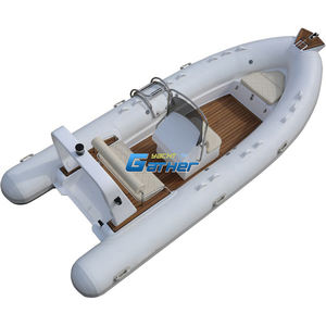 เรือลำ RIB500แข็งแบบเป่าลมพร้อมมอเตอร์ท้ายเรือเรือ17ft พีวีซี/ไฮพาล็อนสำหรับครอบครัวเล่นสกีน้ำ & ความบันเทิงในงานปาร์ตี้ - Product Image 5
