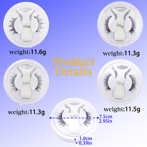 <span class=keywords><strong>Cils</strong></span> <span class=keywords><strong>magnétiques</strong></span> 3D effet naturel à pointes effilées, réutilisables, volumineux et courbés, <span class=keywords><strong>avec</strong></span> <span class=keywords><strong>pince</strong></span> à <span class=keywords><strong>cils</strong></span> – Vente en gros à succès - Product Image 6