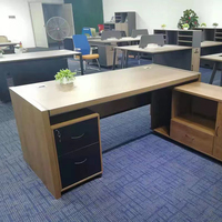 Meilleure vente bureau de direction haut de gamme bureau en forme de L bureau en bois bureau à domicile Table d'ordinateur