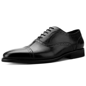 Zapatos de Cuero Transpirables e Impermeables para Hombre, Elegantes, Formales de Negocios, Casuales, para Exteriores, que Aumentan la Estatura, Tallas Grandes - Product Image 5