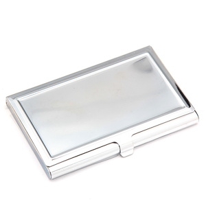 Fabricante de logotipo personalizado sublimación caja de la tarjeta de visita en blanco DIY rectángulo botón caja de la tarjeta de visita caja - Product Image 1