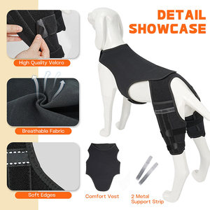 Ingrosso per cani ACL ginocchiera regolabile doppia gamba tutore per <span class=keywords><strong>la</strong></span> gamba posteriore aiuta con ACL strappati lesioni al legamento della <span class=keywords><strong>rotula</strong></span> - Product Image 2