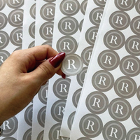 Film vinyle transparent imprimé sur mesure avec gaufrage pour l'emballage de produits et l'étiquetage des stocks – Rouleau d'étiquettes adhésives