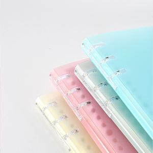 Cahier d'exercices A5/B5 à 3 trous avec logo personnalisé, couverture en PP, 40 feuilles de cahiers rechargeables à feuilles mobiles pour fournitures de bureau scolaire - Product Image 2