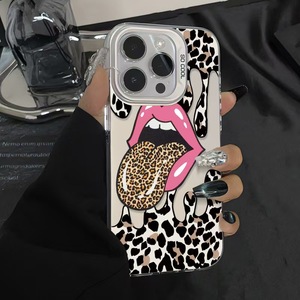 Labbra leopardate donna stampa custodie per telefono cellulare per <span class=keywords><strong>iPhone</strong></span> 16Plus XR <span class=keywords><strong>XS</strong></span> 11 12 13 14 15 Pro <span class=keywords><strong>Max</strong></span> <span class=keywords><strong>Cover</strong></span> modelli 7Plus 8Plus - Product Image 6