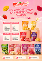 Hisnack Gedroogd Fruit Appel Mango Aardbei Vriesdroger Banaan Gedroogd Gemengd Fruit