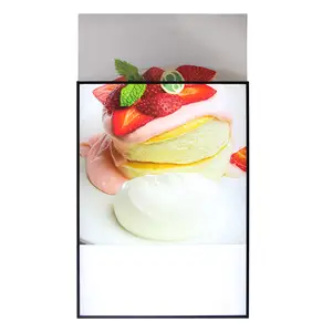 A1-A4 LED Backlit Movie Poster Frame with Poster Bright Light Box Frame and Display Sign Holder for Ads, Flyers, and Restaurant