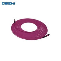 Magenta-cable de fibra óptica MPO de 12 núcleos, conector hembra a hembra, multimodo OM4, para maletero Elite de 1M, 2M, 5M, 10M, 20M, 50M