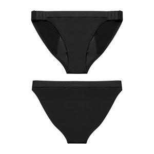 OEM/ODM Culottes absorbantes taille haute, à boucle latérale, respirantes, écologiques, 4 couches, anti-fuites, teintes unies, pour usage quotidien - Product Image 3