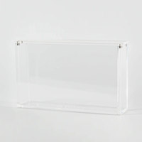 Boîte de rangement acrylique Premium Clear Lorcana Booster Box avec aimants N52, résistance aux UV, étui acrylique Lorcana Trove
