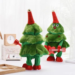 Giocattoli Natalizi in Peluche Elettrici che Cantano e Ballano: Albero di Natale, Babbo Natale e Renna - Product Image 3