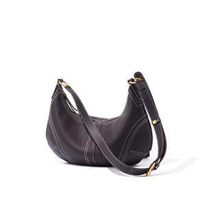 Bolsos de Mano para Mujer de Diseño Personalizado, Bolso Bandolera Tipo Hobo de Moda, Bolsos de Hombro de Cuero Genuino de Alta Calidad - Product Image 5